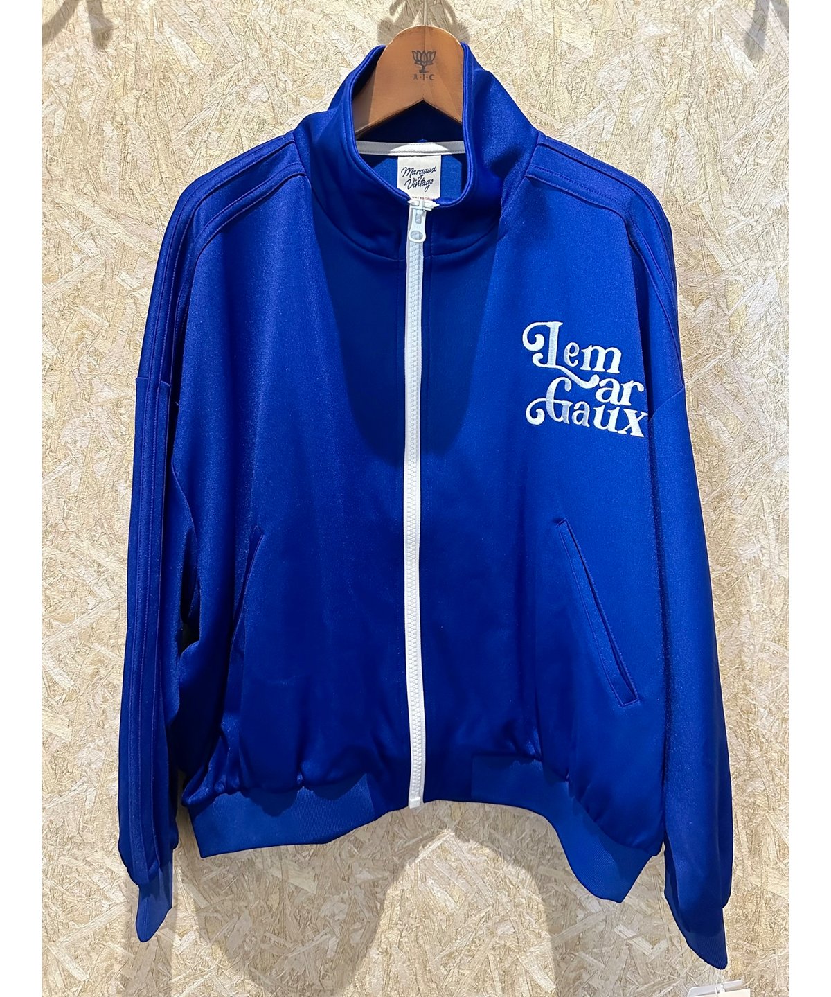 Margaux Vintage ノーカラージャケット ダークネイビー Margaux Vintage ノーカラージャケット ダークネイビー