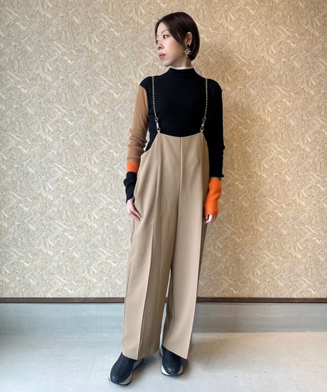 CHIGNON ★ chain suspenders pants