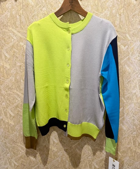 RISLEY ★ bi-color 2way cardigan