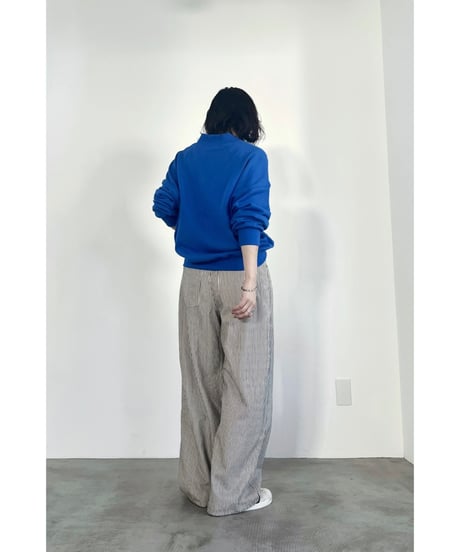 FOSI. ★ half zip logo sweat poncho