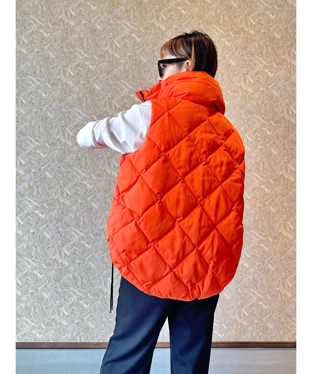 新品未使用！Margaux vintageヒョウ柄 ダウンベスト