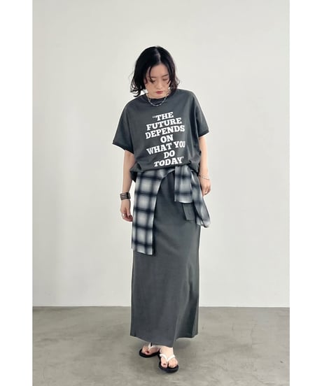 FOSI. ★ 2way logo print T-shirt