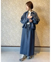 ジャケット・アウター HUMBLE NO COLLAR COCOON mink chair ☆ no collar cocoon denim JK | BASTET