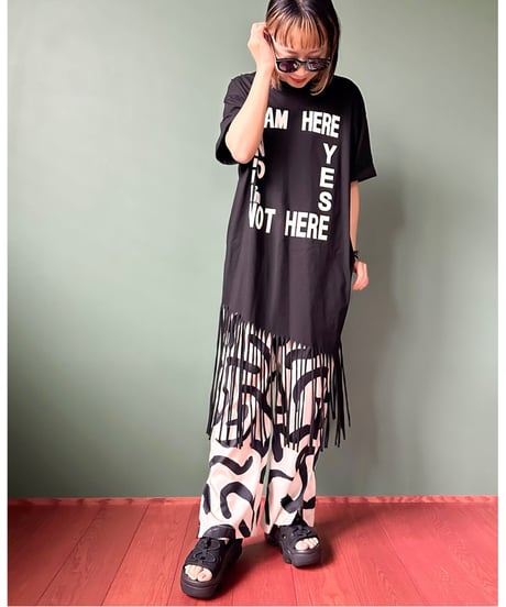 CHIGNON ★ paint print pants