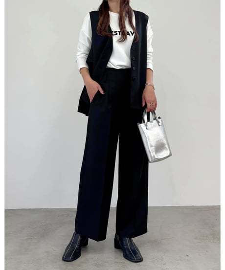 mink chair ★ back flare gilet
