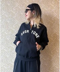 FOSI. ★ half zip logo sweat poncho
