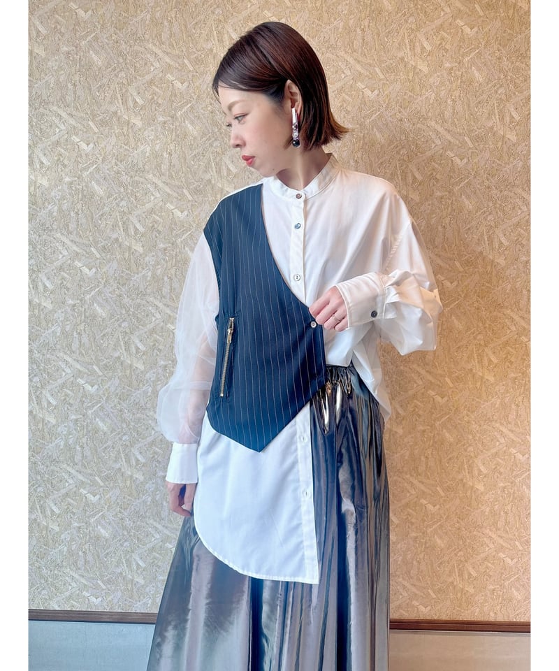 RISLEY ☆ shirt with vest | BASTET
