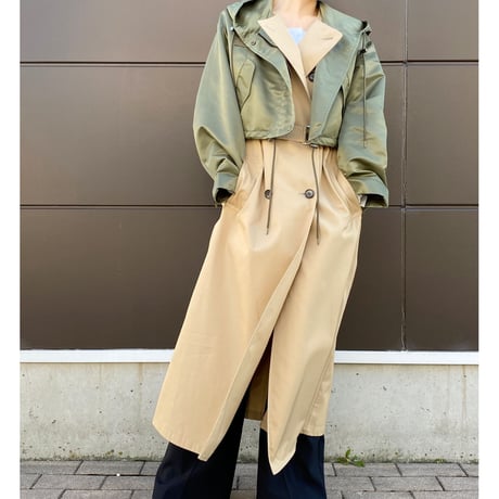 SRIC ★ long trench vest + foodie jacket