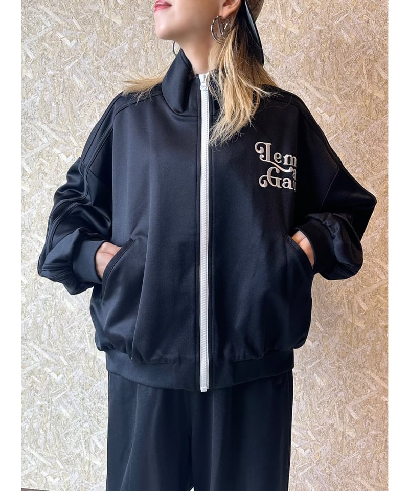 Margaux Vintage ノーカラージャケット ダークネイビー MARGAUX VINTAGE ☆ over track jacket | BASTET