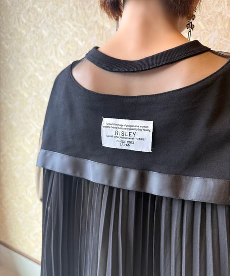 RISLEY ★ back pleated pullover