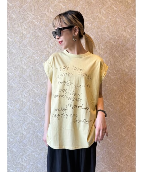 CHIGNON ★ rough sketch print T-shirt