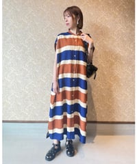 CHIGNON ★ oriental border shirt one-piece