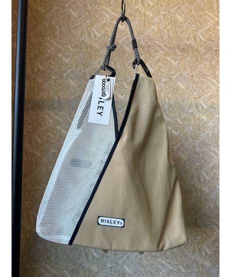 RISLEY ★ triangle mesh bag with frills