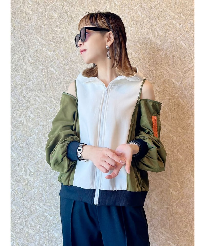 【限定値下げ】RISLEY リズレー ミリタリー トレーナー レディース RISLEY（リズレー）｜Asymmetry military Skirt｜R2403-MSK718
