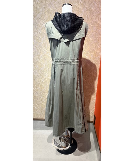 RISLEY ★ long sheer gilet one-piece