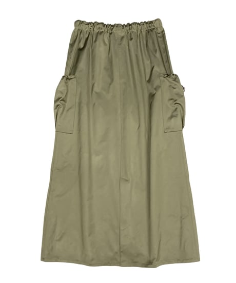 FOSI. ★ leather satin military skirt