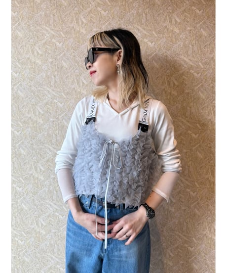 MARGAUX VINTAGE ★ frill bustier