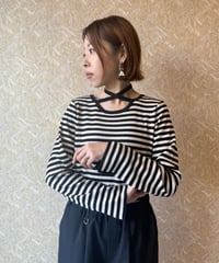 CHIGNON ★ 2way choker knit poncho