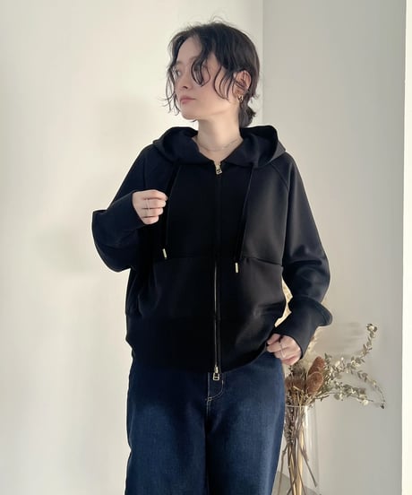 MICHNESS ★ cardboard knit zip parka