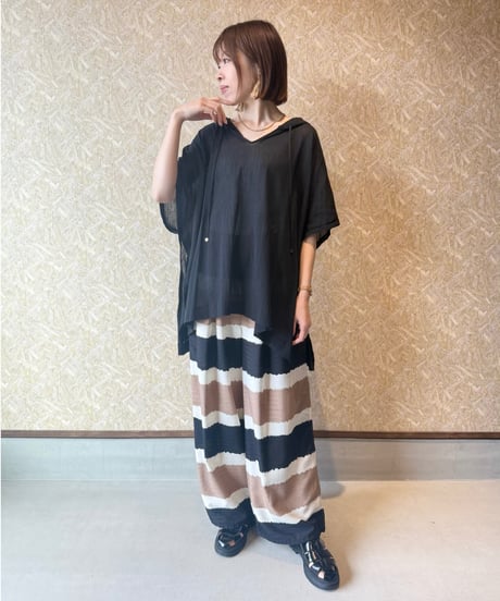 CHIGNON ★ sheer mesh poncho
