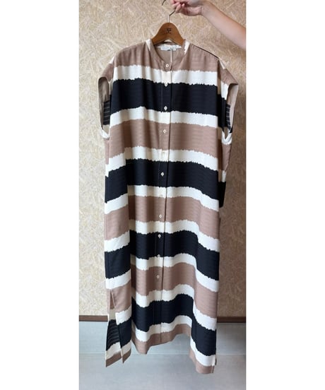 CHIGNON ★ oriental border shirt one-piece