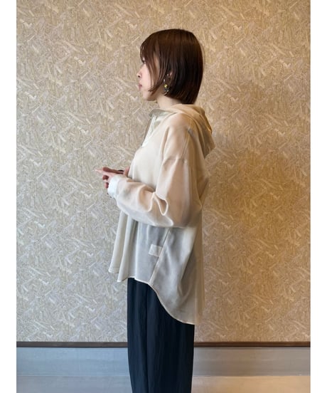 FOSI. ★ sheer karami hoodie  shirt