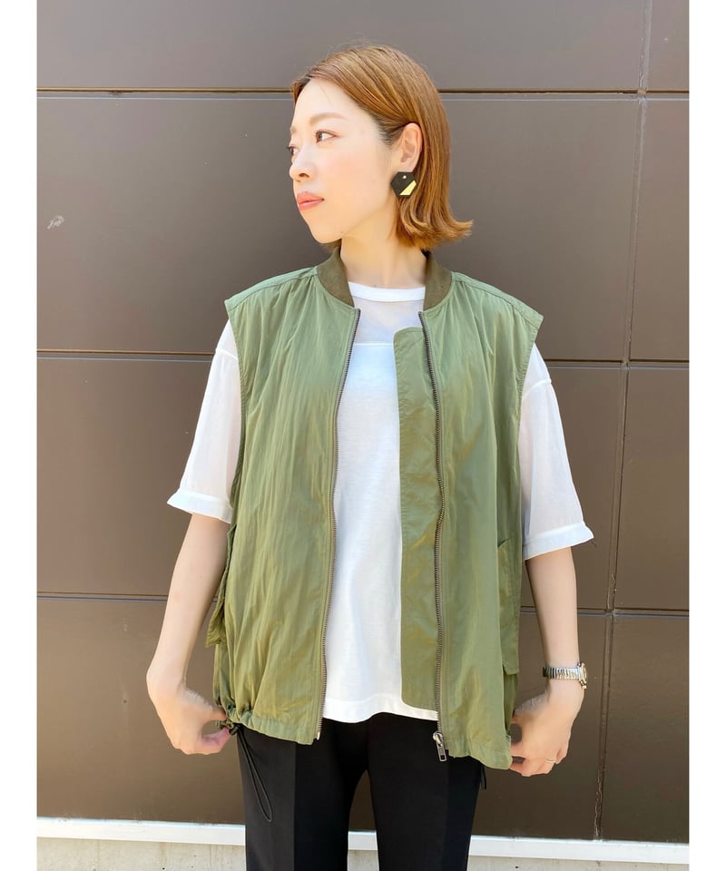 chignon MA-1風ベスト-