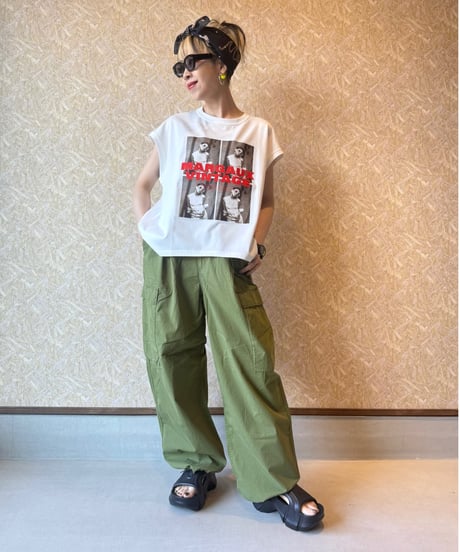 Le Melange ★ cotton twill cargo pants