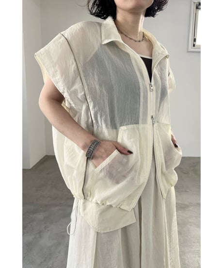FOSI. ★ sheer nylon vest