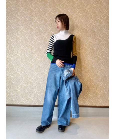 RISLEY ★ bi-color 2way knit