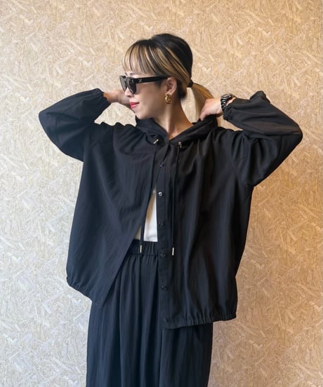 MICHNESS ★ hoodie gather blouson