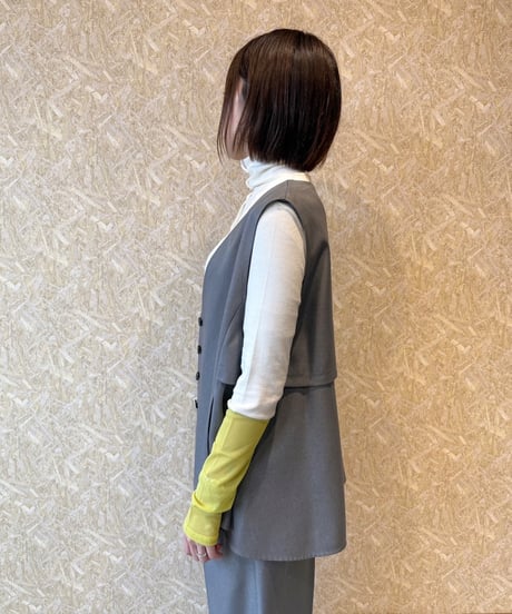 mink chair ★ back flare gilet