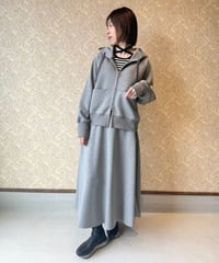 MICHNESS ★ cardboard knit zip parka