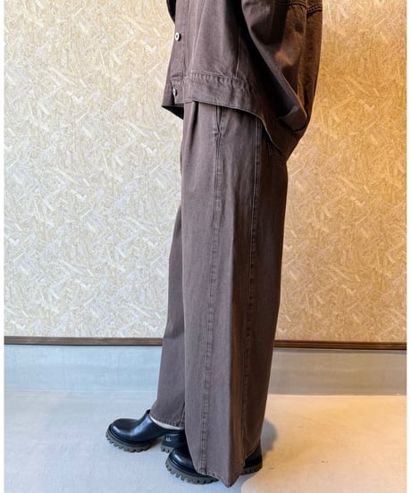 mink chair ★ side seam  denim pants