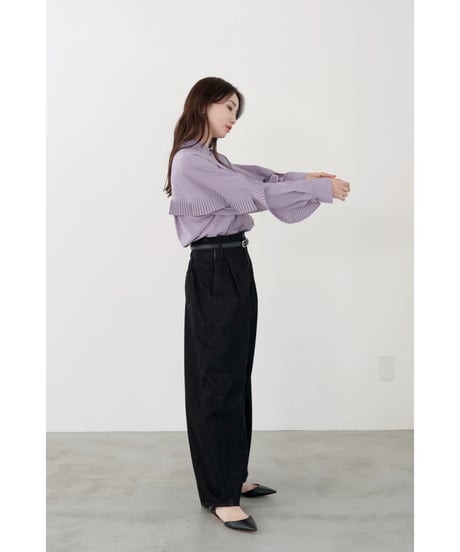 mink chair ★ side seam  denim pants