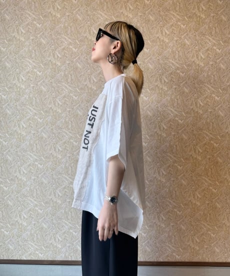 JUDDY CORN ★ soft  wrapping poncho T-shirt