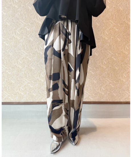 CHIGNON ★ paint wide pants