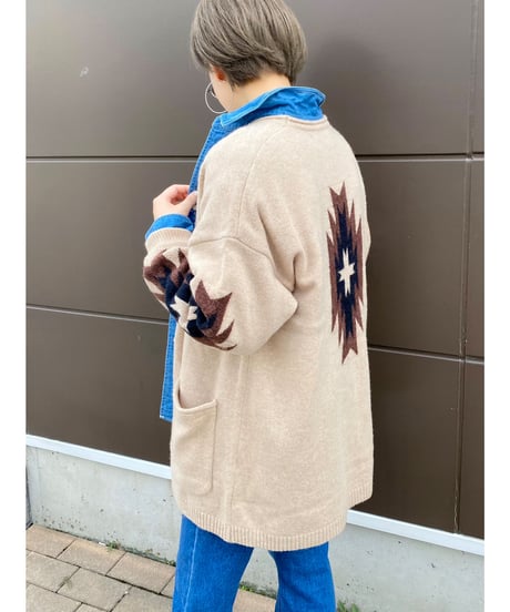 Le Melange ★ jacquard knit cardigan