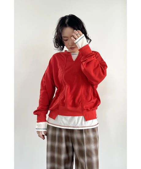 FOSI. ★ slit neck pullover