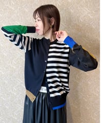 RISLEY ★ bi-color 2way cardigan