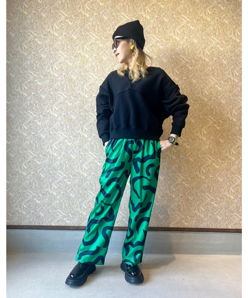みんみん様【新品タグ付き】CHIGNON paint print pants CHIGNON ☆ paint print pants | BASTET