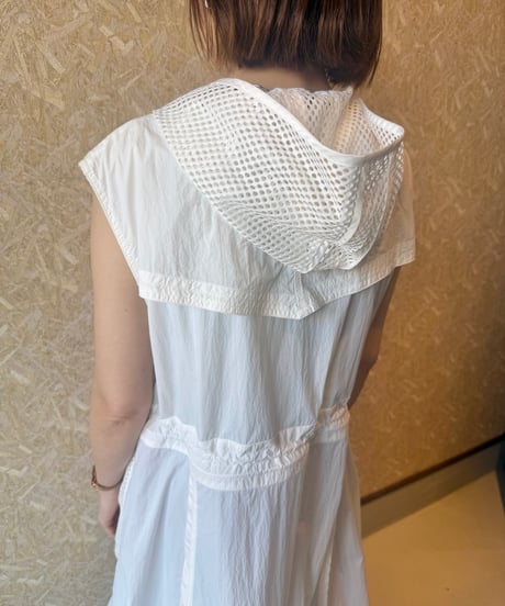 RISLEY ★ long sheer gilet one-piece
