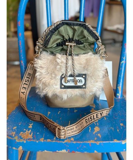 RISLEY リズレー Triangle fur bag RISLEY x OUTDOOR 】 リズレー リズレイ アウトドア コラボ