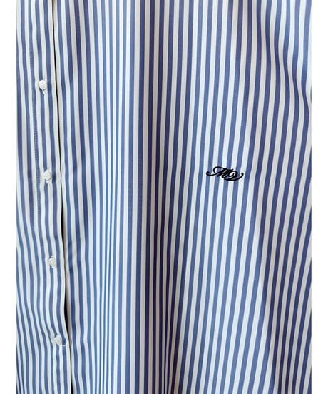 MARGAUX VINTAGE ★ over slit stripe shirt