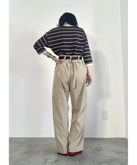 FOSI. ★ back belt chino  pants