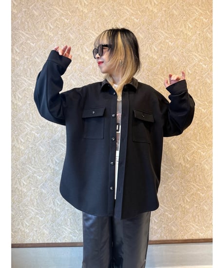 FOSI.★ airy needle shirt jacket