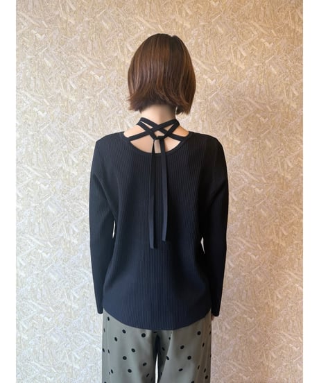 CHIGNON ★ 2way choker knit poncho