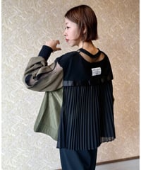 RISLEY ★ back pleated pullover