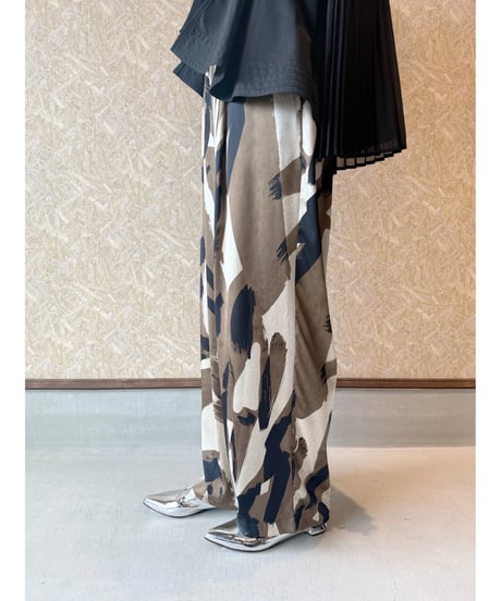 CHIGNON ★ paint wide pants