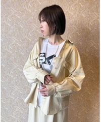 mink chair ★ color denim shirt